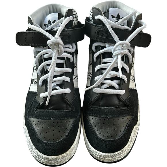 Adidas Original Mid Snake Black Classic EVM 004001 Sz 11 Mens Sneaker Shoes 2015 - Picture 3 of 10